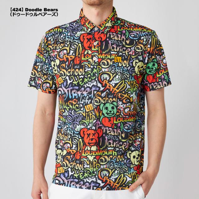 ラウドマウス 2025 メンズ 半袖 ポロシャツ 吸汗速乾 接触冷感 UV