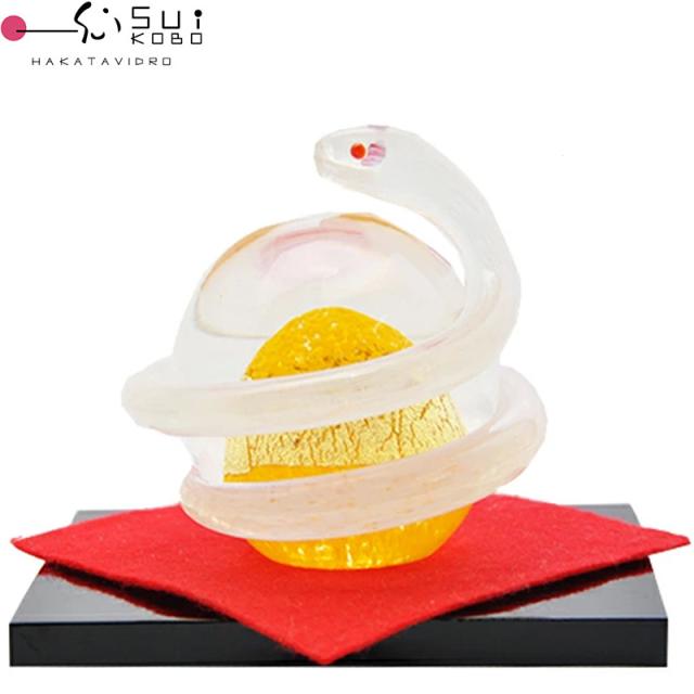 正規品】バカラ Baccarat スネーク クリスタル オブジェ 置物 箱付き