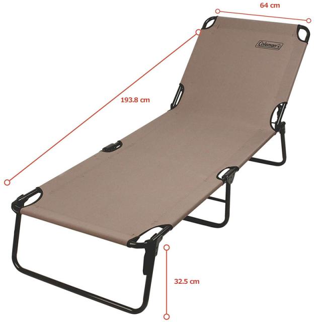 Coleman コールマン フルリクライニング 折りたたみベッド コンバータコット2 ブラウン 2249234 【新品】Converta Cot チェア ベッド 寝具 キャンプ用 グランピング用 アウトドア用品 %off_3