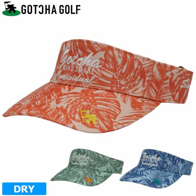 ガッチャゴルフ 吸水速乾 バイザー 222GG8707 リーフ柄 GOTCHA GOLF 【新品】2SS2 サンバイザー ゴルフウェア 帽子  MAY2の通販はau PAY マーケット - サードウェイブ ゴルフ＆スポーツ au PAY マーケット店 | au PAY マーケット－通販サイト