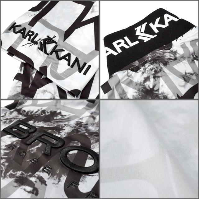 カールカナイゴルフ 吸汗速乾 半袖 ポロシャツ タイダイ ビッグロゴ 総柄 222KG1205 Karl Kani GOLF 【メール便発送】【新品】RAAR ゴルフウェア トップス MAY1 カールカナイゴルフ 吸汗速乾 半袖 ポロシャツ タイダイ ビッグロゴ 総