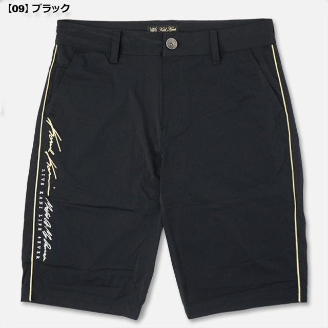 カールカナイゴルフ メンズ 吸汗速乾 ストレッチ ショートパンツ ゴールドライン 222KG1901 Karl Kani GOLF 【メール便発送】【新品】RAAR ゴルフウェア ボトムス JUN3_6