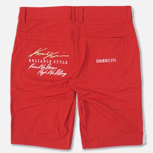 カールカナイゴルフ メンズ 吸汗速乾 ストレッチ ショートパンツ ゴールドライン 222KG1901 Karl Kani GOLF 【メール便発送】【新品】RAAR ゴルフウェア ボトムス JUN3_9