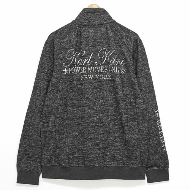 カールカナイゴルフ メンズ 防風 撥水 ストレッチ フルジップ 長袖