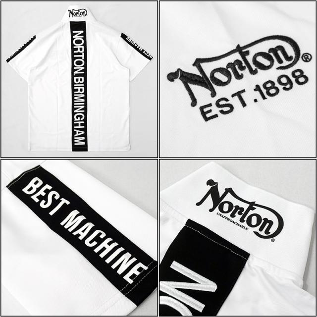 NORTON ノートン メンズ 吸汗速乾 半袖 ポロシャツ 222NN1201 【メール