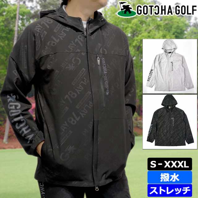 ガッチャゴルフ 2023 メンズ 長袖 パーカー 撥水 エアリー スパンデックス フルジップ 231GG1321 GOTCHA GOLF 【新品】23SS ゴルフウェ