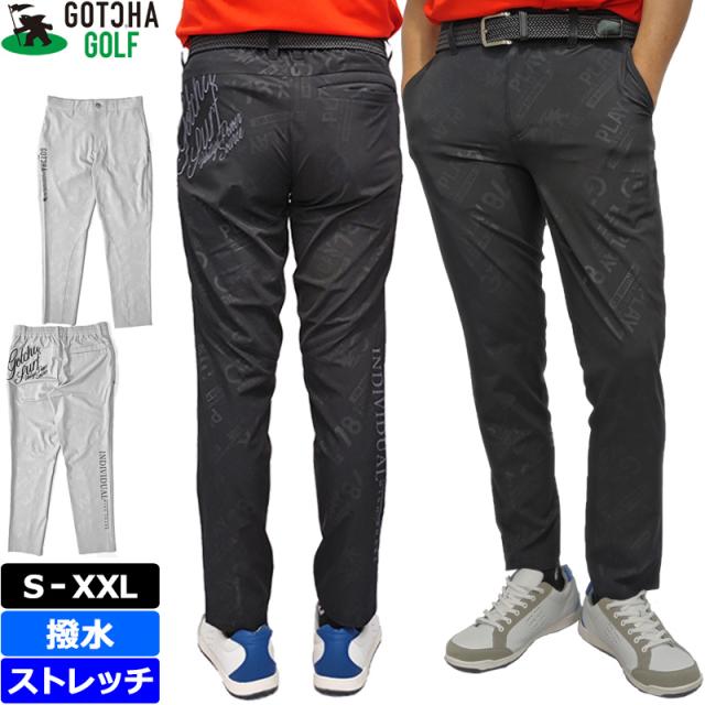 ガッチャゴルフ メンズ エアリー ロングパンツ 撥水 ストレッチ 231GG1821 GOTCHA GOLF 【新品】SAAR 春夏秋 ボトムス ゴルフウェア