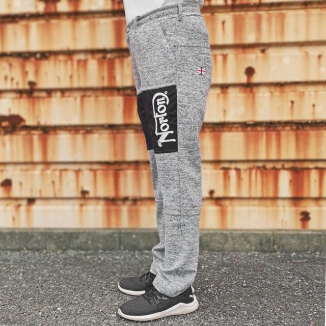 NORTON ノートン メンズ ストレッチ 撥水 防風 ロングパンツ ポリ杢