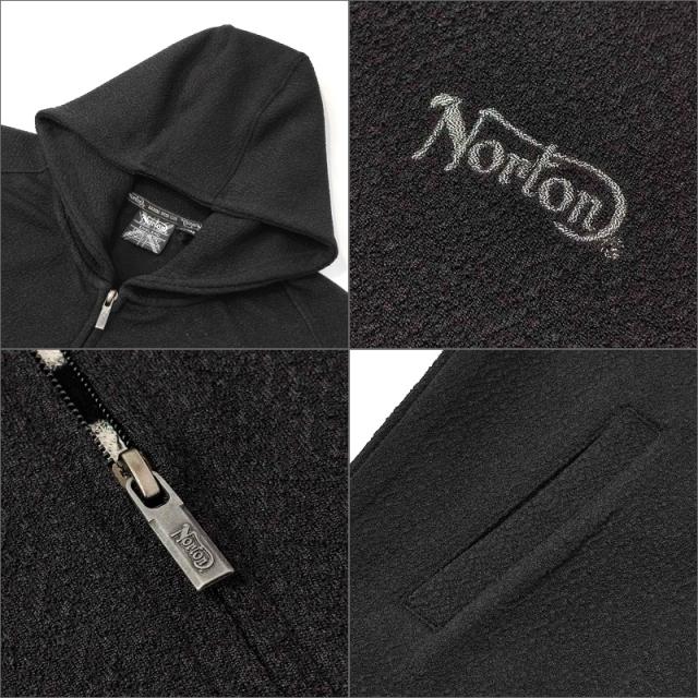 ノートン 抗菌防臭 長袖 パーカー 231N1304 メンズ ブリスタージャカード Norton 【新品】SAAR 長そで ジップパーカー フード ファッション MAR3_7