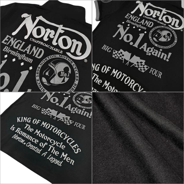 ノートン 半袖 ポロシャツ 232N1231 No.1 刺繍 Norton 【メール便発送】【新品】SAAR 半そで メンズ ファッション バイカー APR1_10