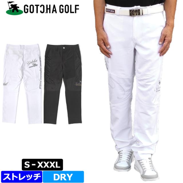 ガッチャゴルフ メンズ 全方向ストレッチ 吸汗速乾 ロングパンツ ドライメッシュ切替 242GG1801 GOTCHA GOLF 【新品】TAAR ゴルフウェア
