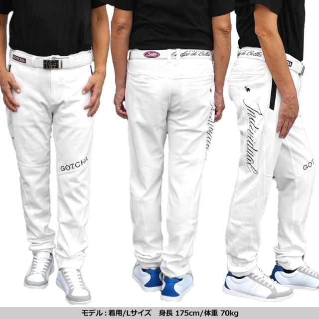 ガッチャゴルフ メンズ 吸汗速乾 ジョガーパンツ 242GG1802 GOTCHA GOLF 【新品】TAAR ロングパンツ ジョガパン ロンパン スリムアクション リブパンツ ゴルフウェア_2