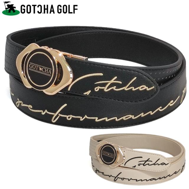 ガッチャゴルフ メンズ ホールレス ベルト 242GG8106 ラグジュアリー パンチング 【新品】TAAR GOTCHA GOLF ゴルフウェア メンズウェア JUN1