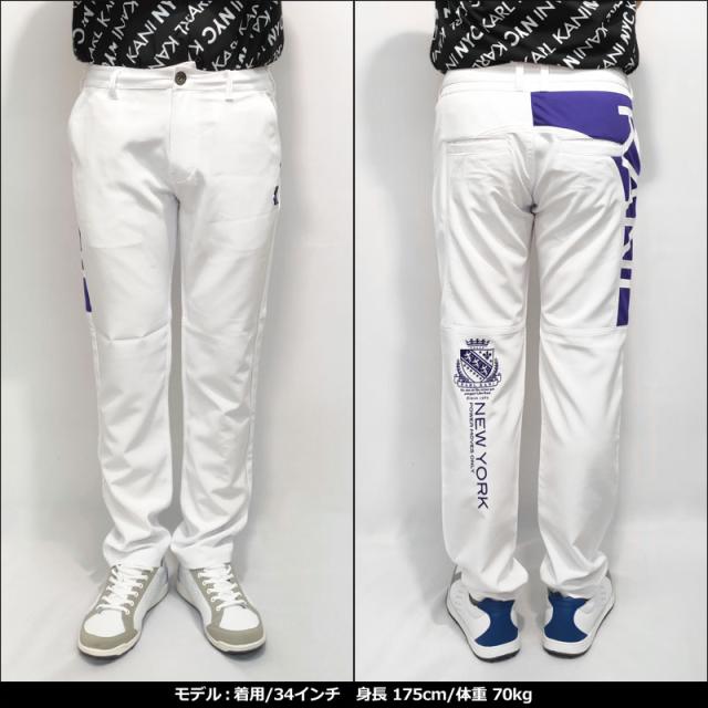 【SALE特価】カールカナイゴルフ ビッグロゴ ロングパンツ DRY 4WAY ストレッチ メッシュ切替 232KG1806【新品】SAAR ボトムス ゴルフウェア SALE特価】カールカナイゴルフ ビッグロゴ ロングパンツ DRY 4WAY