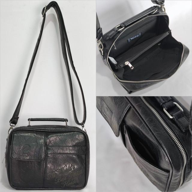 ノートン メンズ 2way レザーショルダーバッグ 243N8501 マルチ