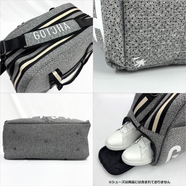 ガッチャゴルフ 2025 2way ボストンバッグ 撥水 パンチング 253GG8501