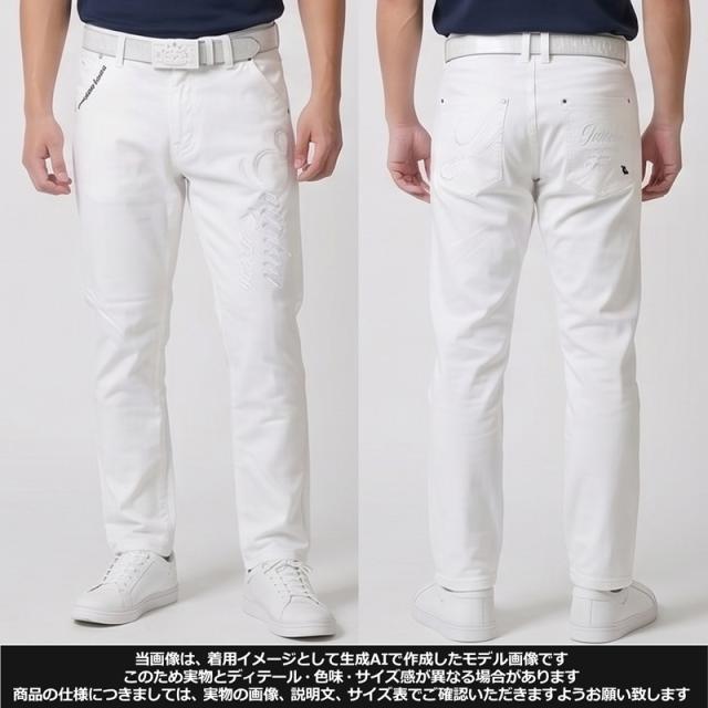 ガッチャゴルフ メンズ ロングパンツ 裏起毛 ストレッチ ロゴ刺繍 253GG1800 GOTCHA GOLF 【新品】UCBR シンプル 無地 ゴルフウェア ボトムス NOV1_3