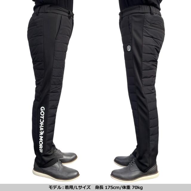 ガッチャゴルフ メンズ ダウン ロングパンツ 全方向ストレッチ 切替 253GG1821 GOTCHA GOLF 【新品】UCBR シンプル 無地 ゴルフウェア ボトムス NOV2_3