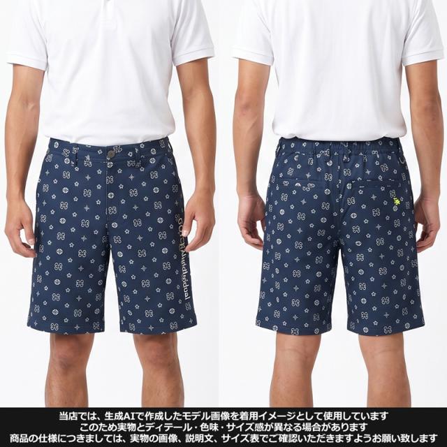 ガッチャゴルフ 2026 メンズ モノグラム ショートパンツ ジャガード ストレッチ 262GG1900 GOTCHA GOLF【新品】26SS ショーツ ハーフパンツ ゴルフウェア ボトムス APR3_4