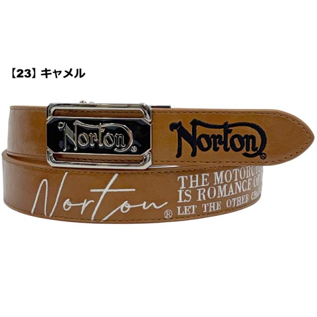 バイク Norton公式 ベルトバックル 英国製 TAN-630 新品