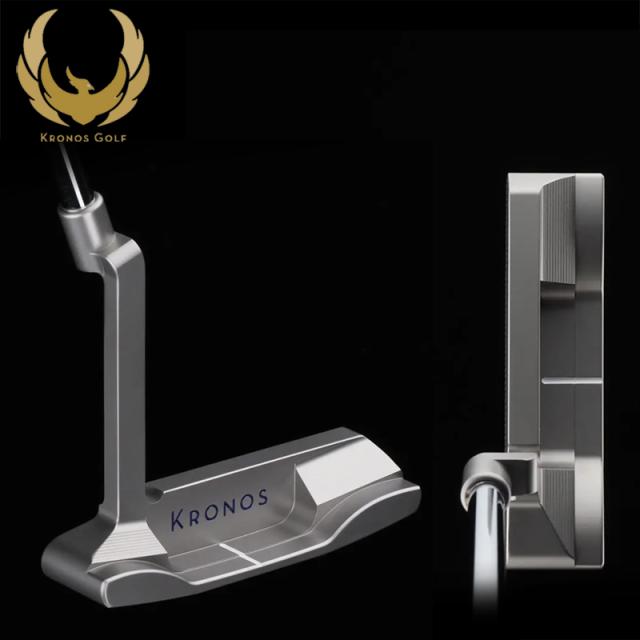 KRONOS クロノス パター RELEASE SV ロングネック ブレードタイプ リリース シルバー 【日本正規品】【新品】 ステップスチールシャフト 削り出し ピン型 ピンタイプ ブレード型 ゴルフ GOLF DEC1