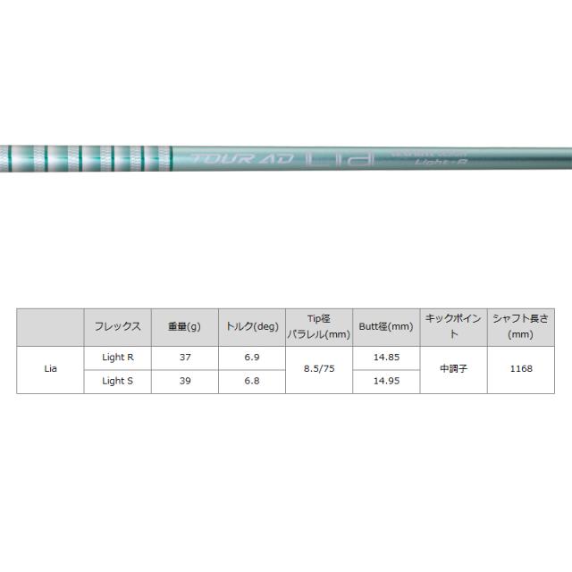 JBEAM 2026 ZY-SPEED ドライバー グラファイトデザイン TourAD Lia 装着 ツアーAD 【カスタム】【新品】 Jビーム ZYスピード ゴルフ GOLF シャフト 地クラブ_5