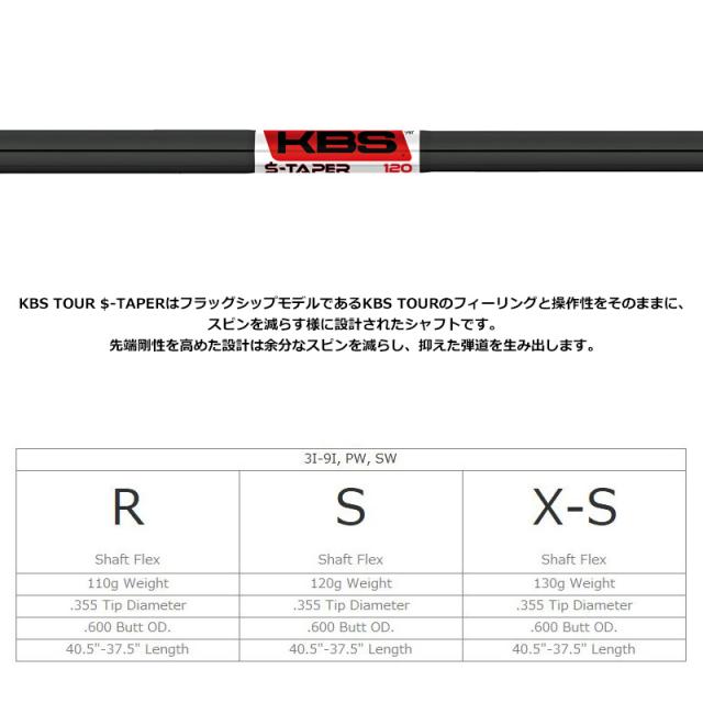 エミリッド バハマ CV8 アイアン 4番／48度 単品 KBS S-TAPER Black PVD 装着 ツアー スチール EMILLID BAHAMA 【カスタム】【新品】 カールヴィンソン 軟鉄 シャフト 地クラブ_3