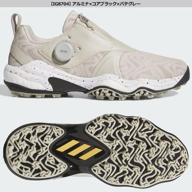 アディダス ゴルフシューズ コード カオス 25 ボア スパイクレス メンズ NKZ93 【新品】adidas 靴 CODE CHAOS 25 BOA_3