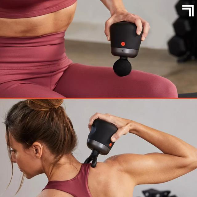 SHARPER IMAGE シャーパーイメージ パワーブーストマッスルガン パルム 筋膜リリースガン アタッチメント4種付属 小型 軽量 500g 4段階調節 マッサージガン ボディケア 男女兼用 【新品】POWERBOOST MUSCLE GUN PALM 肩こり 首こり %off cst_5