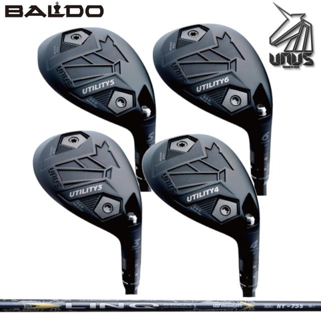 バルド 2026 UNUS ユーティリティ ウヌス UD UST Mamiya LIN-Q EX HY 装着 リンク マミヤ 【カスタム】【新品】 BALDO UTILITY 可変式スリーブ 地クラブ