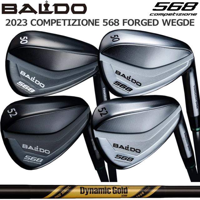 バルド コンペチオーネ 568 フォージド ウェッジ トゥルーテンパー ダイナミックゴールド ツアーイシュー オニキスPCB 装着 BALDO COMPETIZIONE FORGED WEDGE TOUR KNIGHT＆SATIN 【カスタム】【新品】 AW SW ナイト サテン