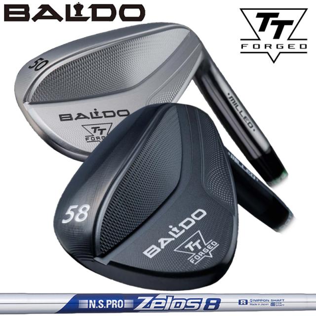 バルド 2024  TT フォージド ウェッジ 日本シャフト ZELOS 8 装着 ゼロス8 スチール 【カスタム】【新品】 BALDO FORGED MILLED WEDGE クラブ TTウェッジ TOUR SATIN BLACK