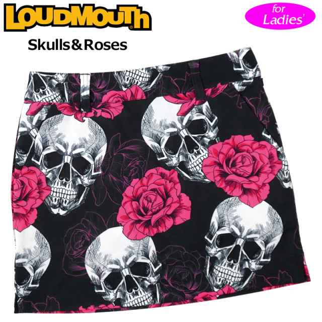 【SALE特価】【日本規格】ラウドマウス ストレッチ UVカット スカート インナー付き Skulls＆Roses スカルズ＆ロージズ 771354(297) 【メ