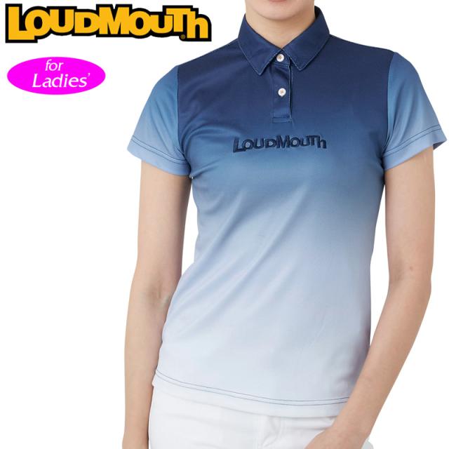 ラウドマウス レディース 接触冷感 半袖 ポロシャツ Navy ネイビー 762652(997) 【メール便発送】【日本規格】【新品】RAAR Loudmouth トップス ゴルフウェア JUN1