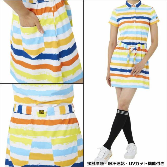 ラウドマウス レディース 半袖 衣装 吸汗速乾 当たること冷感 Malibu Beach マリブビーチ 762657 (313) 【日本標準尺度】【新品】RAAR Loudmouth ゴルフ御召しもの ゴルフワンピ APR3