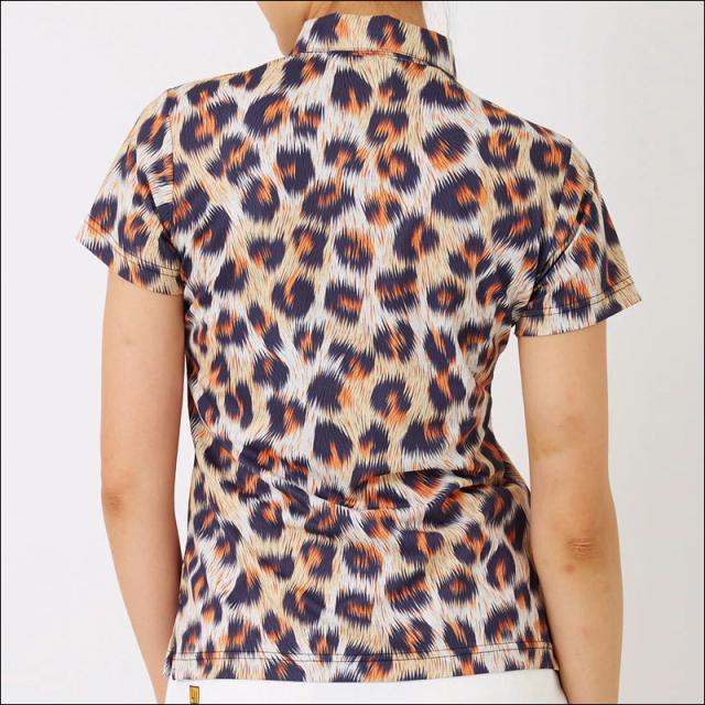ラウドマウス レディース 半袖 スポーツシャツ Fuzzy Leopard ファジーレオパード 772650(334) 【電子メール便送りとどける】【日本標準尺度】【新品】RAAR Loudmouth トップス 盛りだくさん OCT3