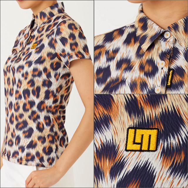 ラウドマウス レディース 半袖 スポーツシャツ Fuzzy Leopard ファジーレオパード 772650(334) 【電子メール便送りとどける】【日本標準尺度】【新品】RAAR Loudmouth トップス 盛りだくさん OCT3