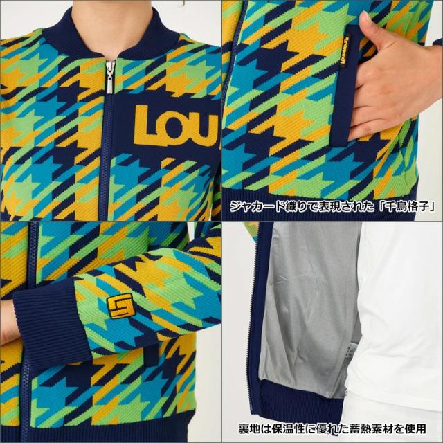 新品】ラウドマウス レディース ゴルフウエア 千鳥 蓄熱