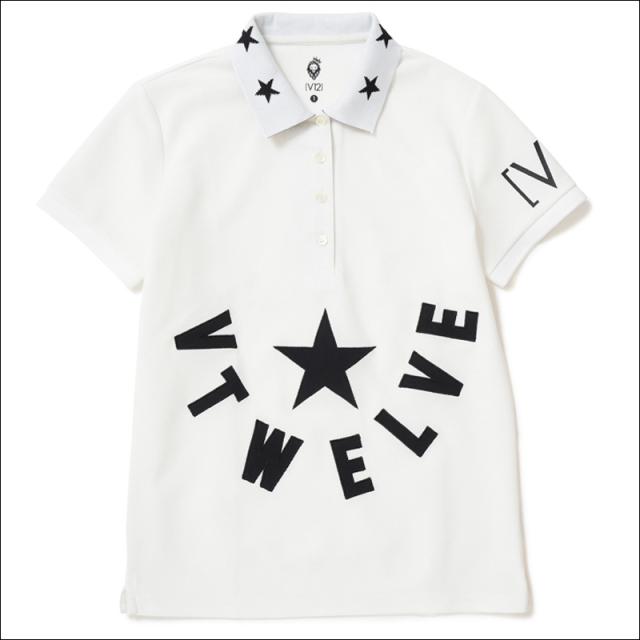 V12 ゴルフ ヴィ・トゥエルヴ レディース 半袖 ポロシャツ ARCH LOGO