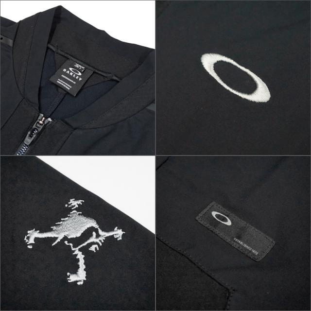 【SALE特価】オークリー SKULL メンズ フルジップジャケット 撥水 ストレッチ 高通気 FOA401672 Oakley Skull Synchronism Jacket 3.0 【新品】PCBR スカル ゴルフ 長袖 ゴルフウェア ブルゾン トップス アウター_3