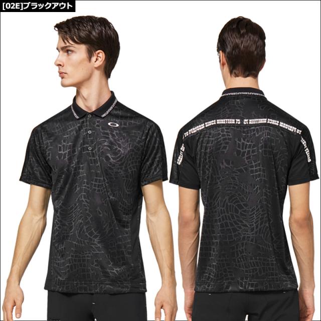 オークリー メンズ 半袖ポロシャツ 吸汗速乾 UVカット OAKLEY ACROSS JQ POLO FOA402496 春夏秋 メール便発送【新品】QAAR Oakley ゴルフウェア オークリー メンズ 半袖ポロシャツ 吸汗速乾 UVカット OAKLEY ACROSS