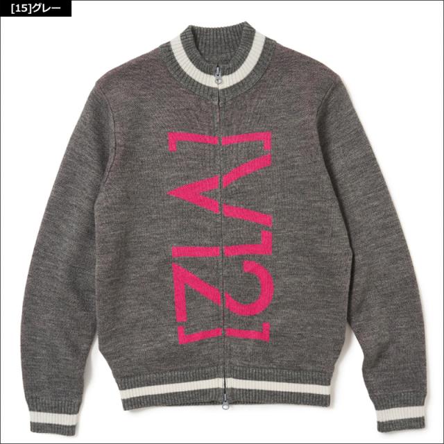 V12 ゴルフ ヴィ・トゥエルヴ レディース フルジップ ニット ジャケット BIG LOGO F/Z KNIT V122020-KN07 【新品】PCBR ゴルフウェア トップス アウター LOGO V12GOLF_1