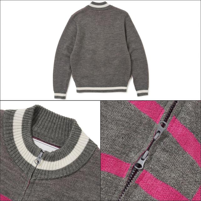 V12 ゴルフ ヴィ・トゥエルヴ レディース フルジップ ニット ジャケット BIG LOGO F/Z KNIT V122020-KN07 【新品】PCBR ゴルフウェア トップス アウター LOGO V12GOLF_2