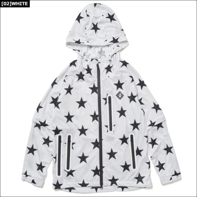 V12 ゴルフ ヴィ・トゥエルヴ レディース 高耐水圧 レインジャケット ALL STAR RAIN JKT V122110-JK02 【新品】QAAR レインウェア V12 GOLF STAR スター_1
