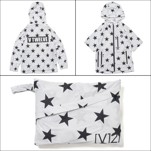 V12 ゴルフ ヴィ・トゥエルヴ レディース 高耐水圧 レインジャケット ALL STAR RAIN JKT V122110-JK02 【新品】QAAR レインウェア V12 GOLF STAR スター_2
