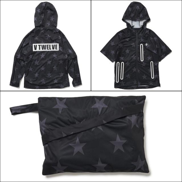 V12 ゴルフ ヴィ・トゥエルヴ レディース 高耐水圧 レインジャケット ALL STAR RAIN JKT V122110-JK02 【新品】QAAR レインウェア V12 GOLF STAR スター_6
