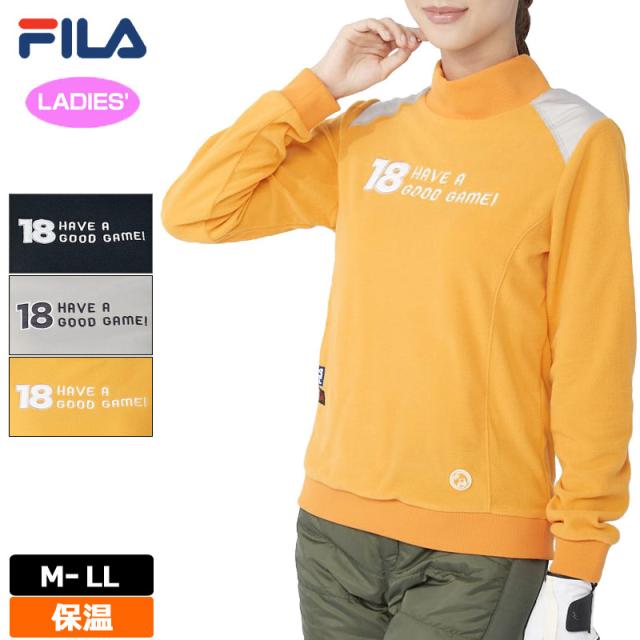 【SALE特価】フィラゴルフ レディース ポーラテックフリース ハイネックシャツ 791504 FILA Golf 【新品】1WF2 ハイネック ゴルフウェア トップス NOV1 の通販は 5,463円