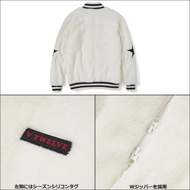 V12 ゴルフ レディース ファー ジャケット ONE STAR FUR JKT V122120-JK05 ヴィ・トゥエルヴ 【新品】QCBR ゴルフウェア ブルゾン トップス アウター スター GOLF_2