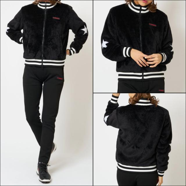 V12 ゴルフ レディース ファー ジャケット ONE STAR FUR JKT V122120-JK05 ヴィ・トゥエルヴ 【新品】QCBR ゴルフウェア ブルゾン トップス アウター スター GOLF_6