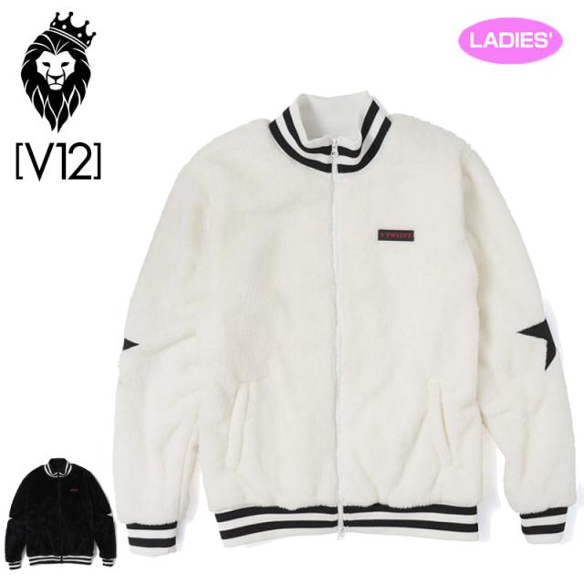 V12 ゴルフ レディース ファー ジャケット ONE STAR FUR JKT V122120-JK05 ヴィ・トゥエルヴ 【新品】1WF2 ゴルフウェア ブルゾン トップス アウター スター GOLF の通販は
